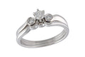 14KT Gold Two-Piece Wedding Set