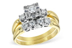 14KT Gold Two-Piece Wedding Set