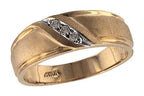 10KT Gold Mens Wedding Ring