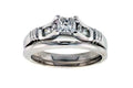 14KT Gold Two-Piece Wedding Set